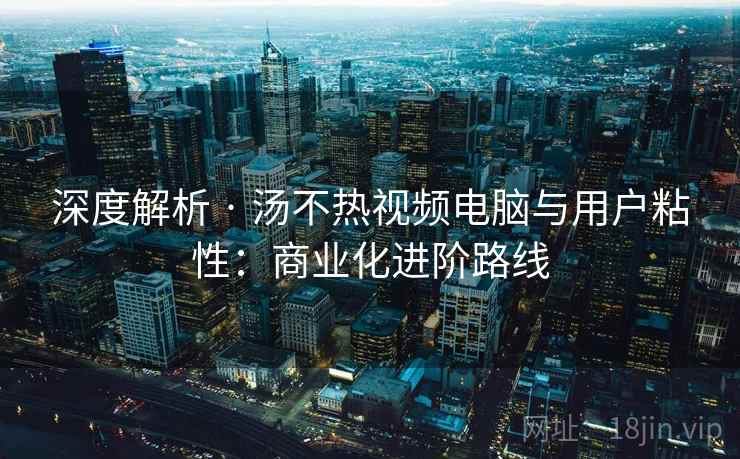 深度解析 · 汤不热视频电脑与用户粘性：商业化进阶路线