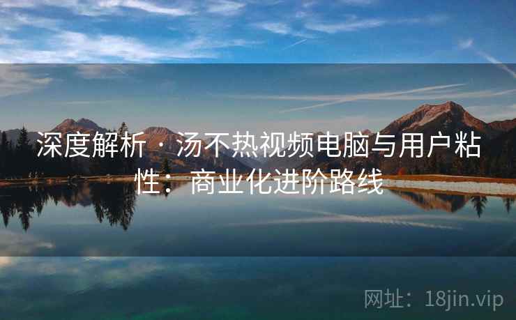 深度解析 · 汤不热视频电脑与用户粘性：商业化进阶路线