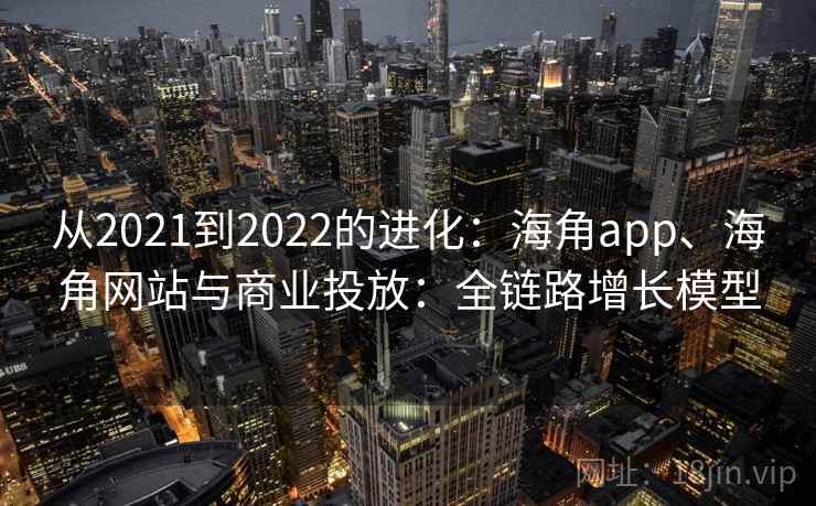 从2021到2022的进化：海角app、海角网站与商业投放：全链路增长模型