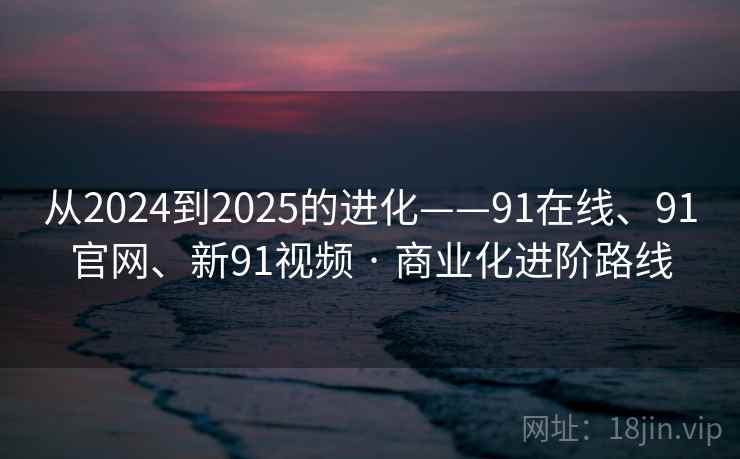 从2024到2025的进化——91在线、91官网、新91视频 · 商业化进阶路线
